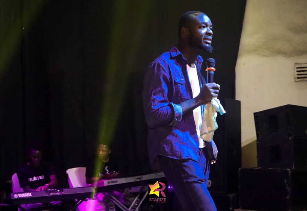 Starize host on stage